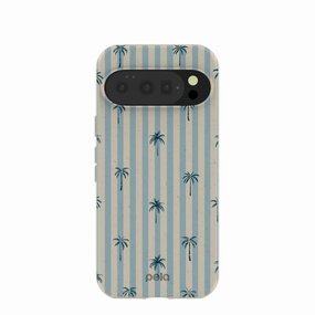 London Fog Tropical Stripes Google Pixel 10/10 Pro Case Stylish Detailing