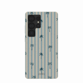 Flexible Edge Texture London Fog Tropical Stripes Samsung Galaxy S25 Ultra Case