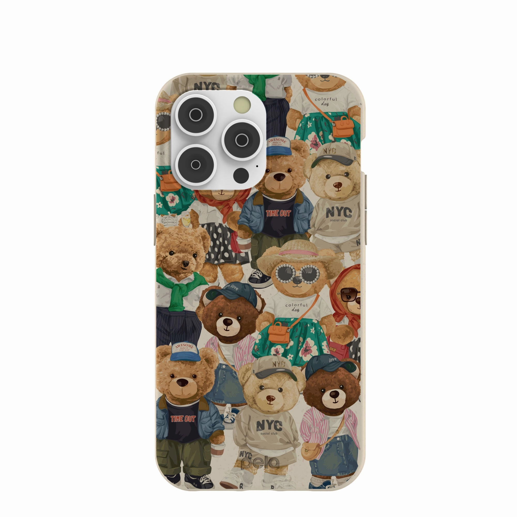 Patterned Design London Fog Unbearably Cute iPhone 14 Pro Max Case