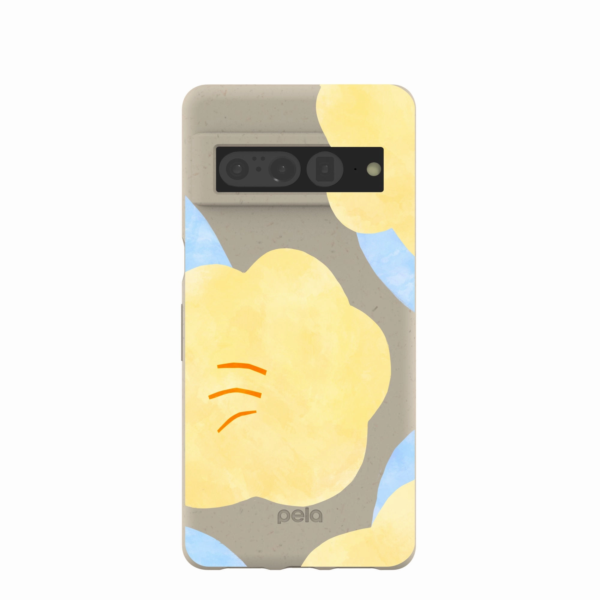 London Fog Yellow Flowers Google Pixel 7 Pro Case Hybrid Pattern Texture