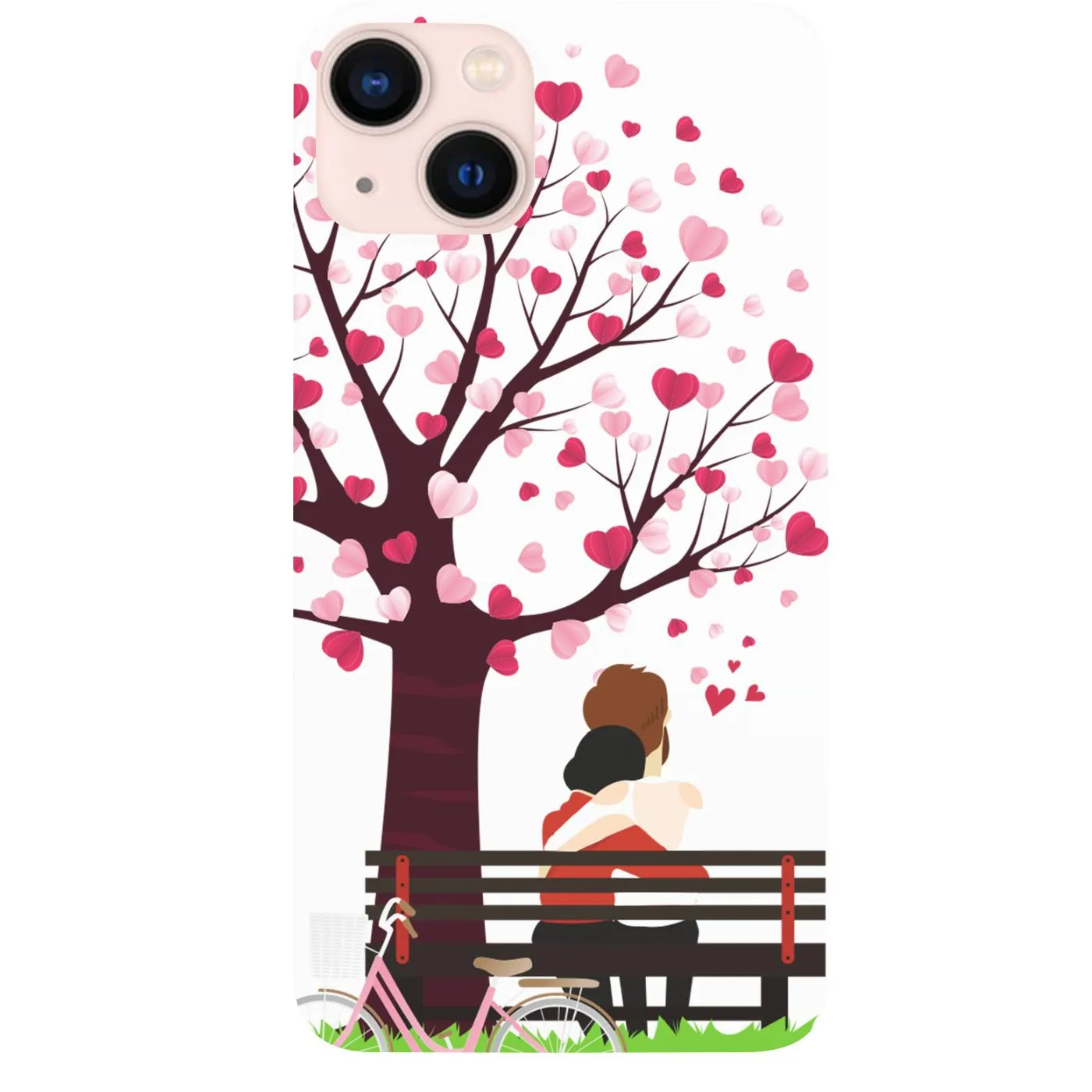 Easy Removal Love Story - UV Color Printed Phone Case