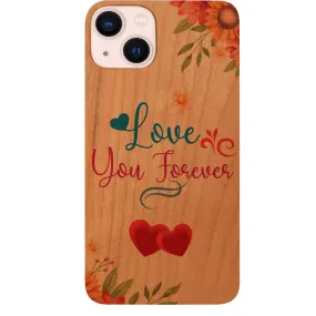 Luxury Edge Texture Rugged Texture Love You Forever - UV Color Printed Phone Case