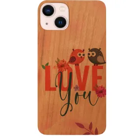 Minimal Surface Layer Elegant Appearance Love You - UV Color Printed Phone Case