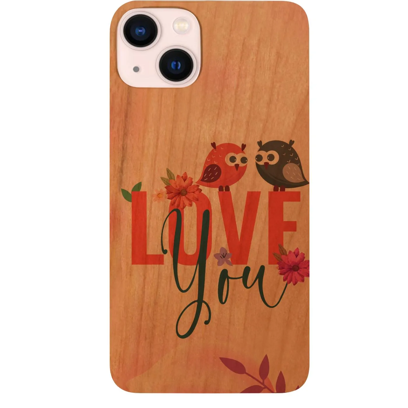 Minimal Surface Layer Elegant Appearance Love You - UV Color Printed Phone Case
