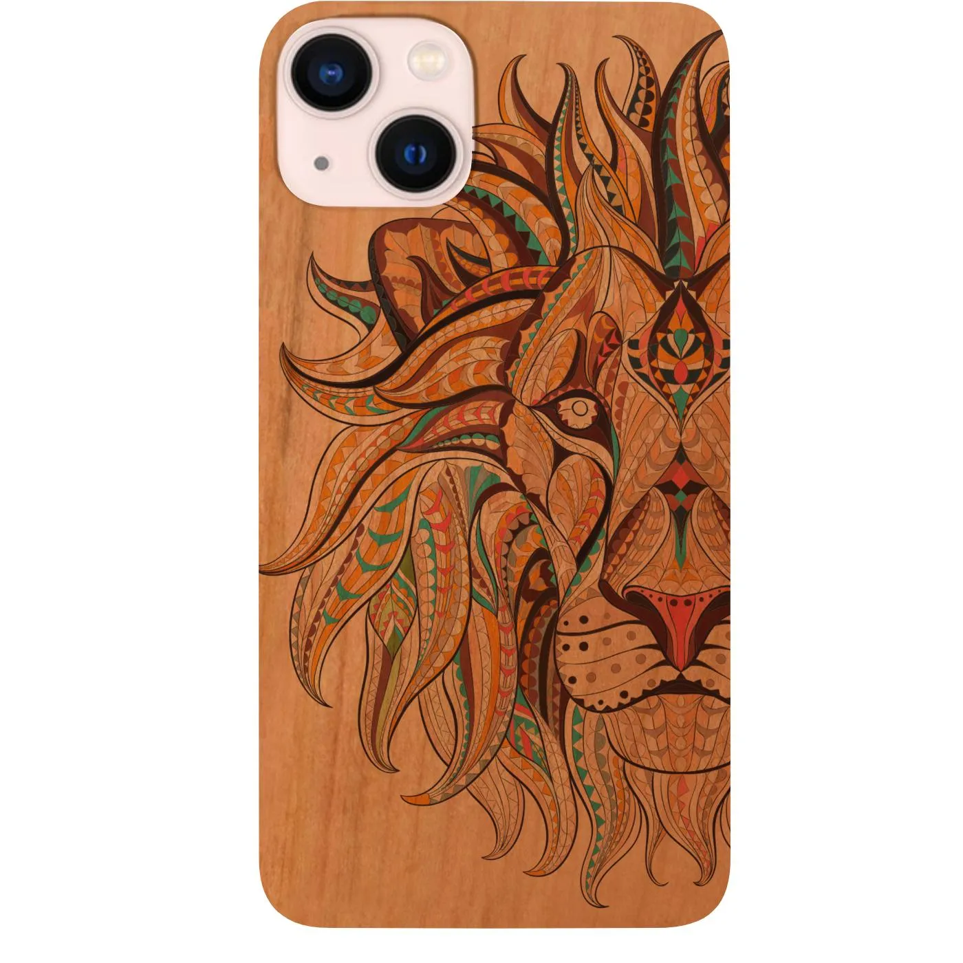 Lion Face - UV Color Printed Phone Case high quality build Soft Touching