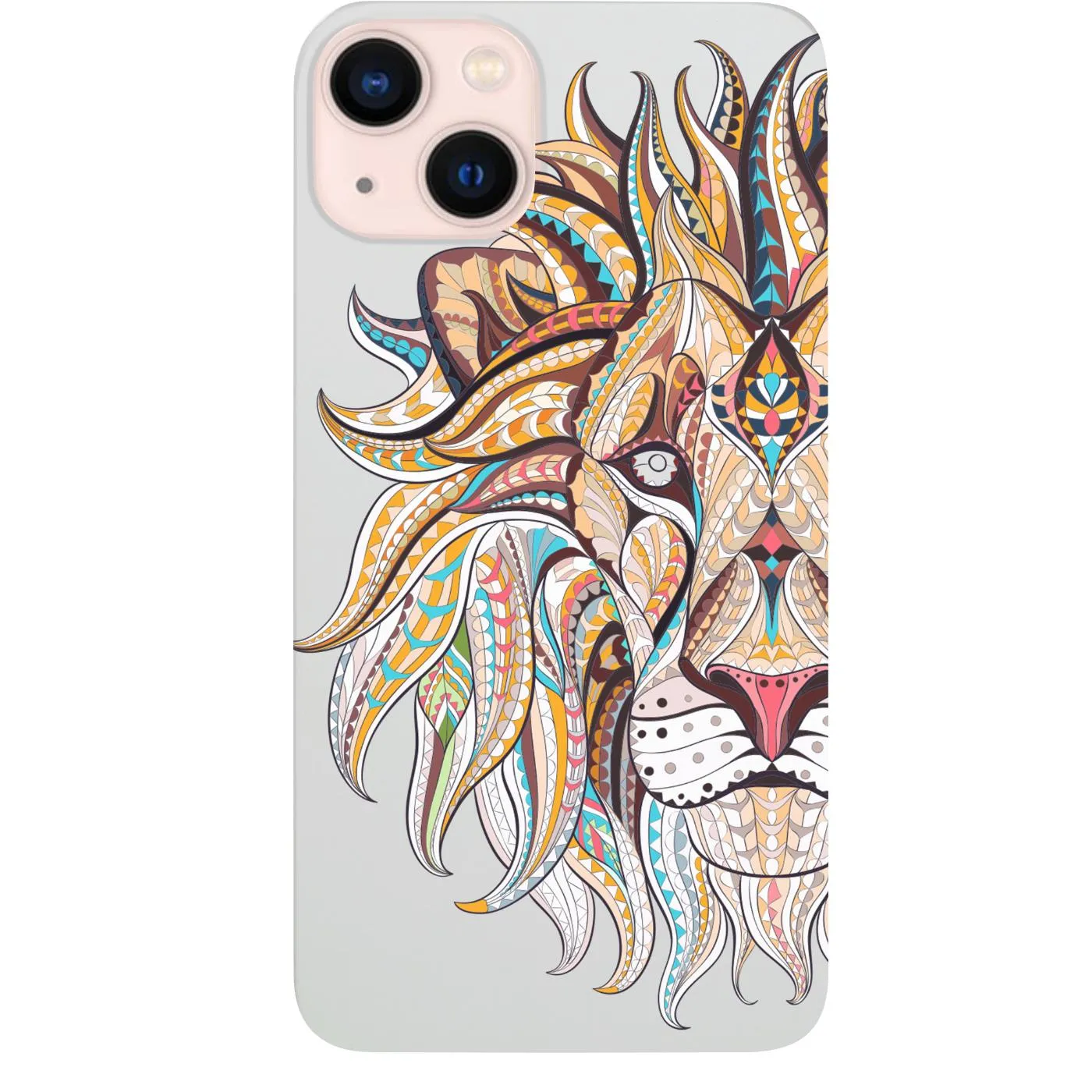 Lion Face - UV Color Printed Phone Case Hand Friendly