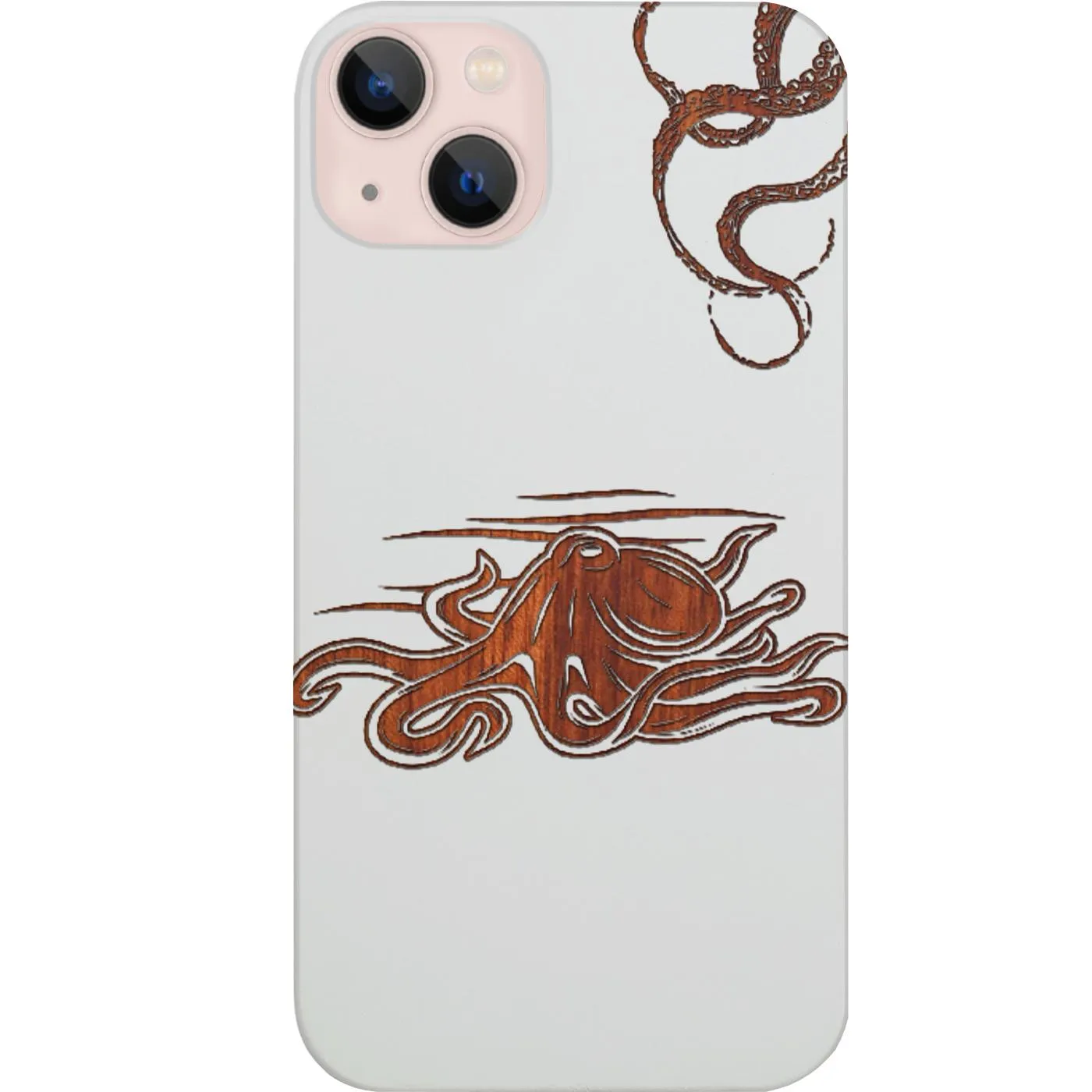 Protective Lining Baby Octopus - Engraved Phone Case