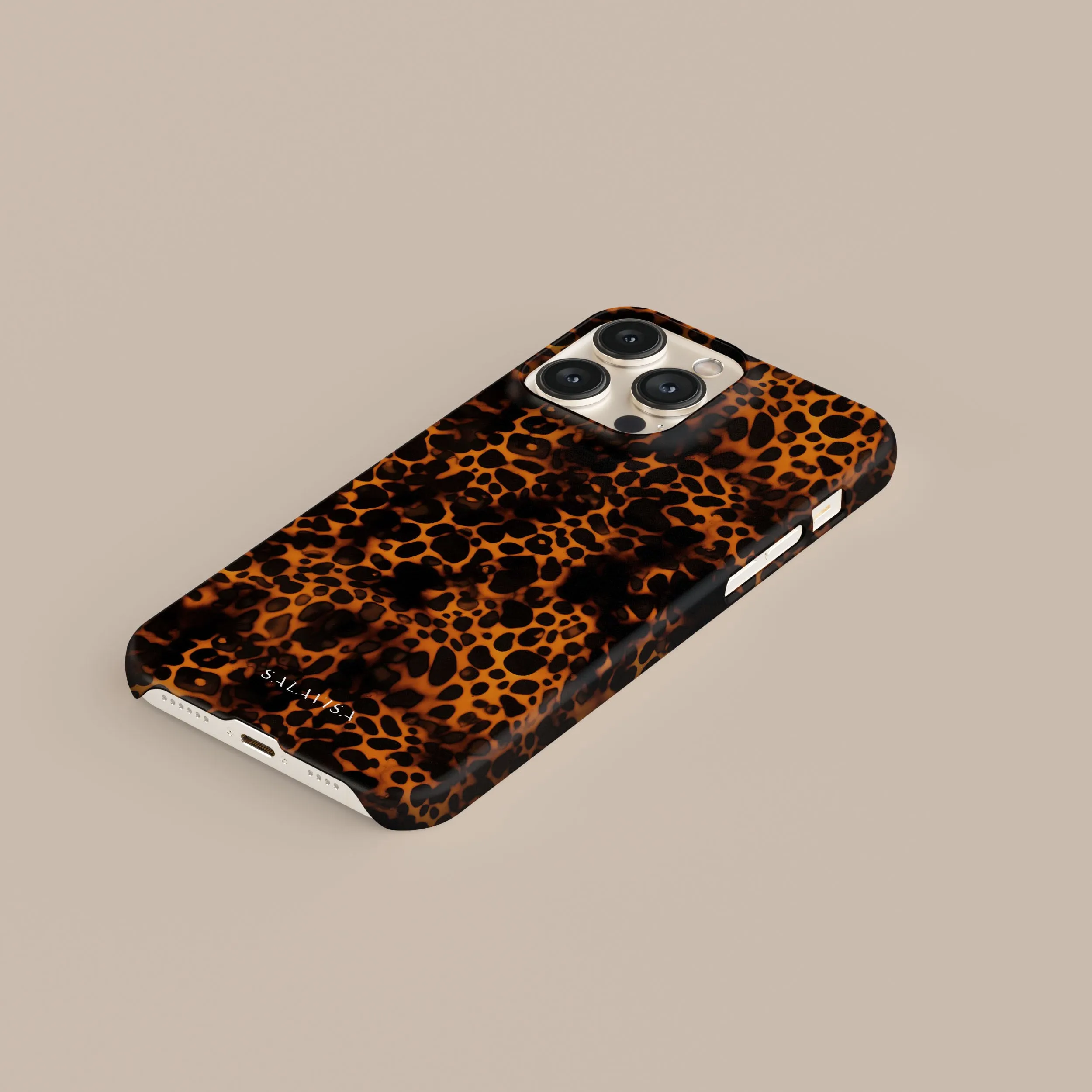 Durable Edge Leopard Fabric Phone Case