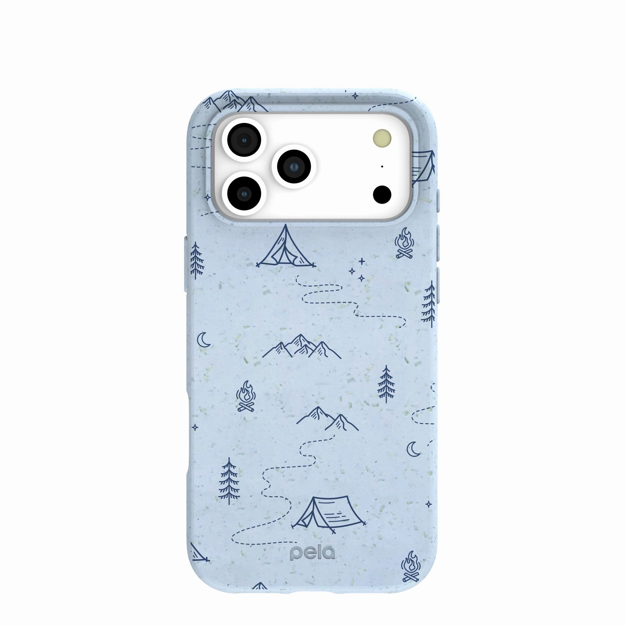Everyday Accessory Durable Quality Powder Blue Camp Nights iPhone 17 Pro Max Case