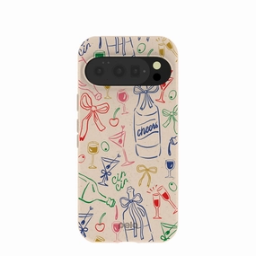 Seashell Midnight Toast Google Pixel 10/10 Pro Case Luxury Detail