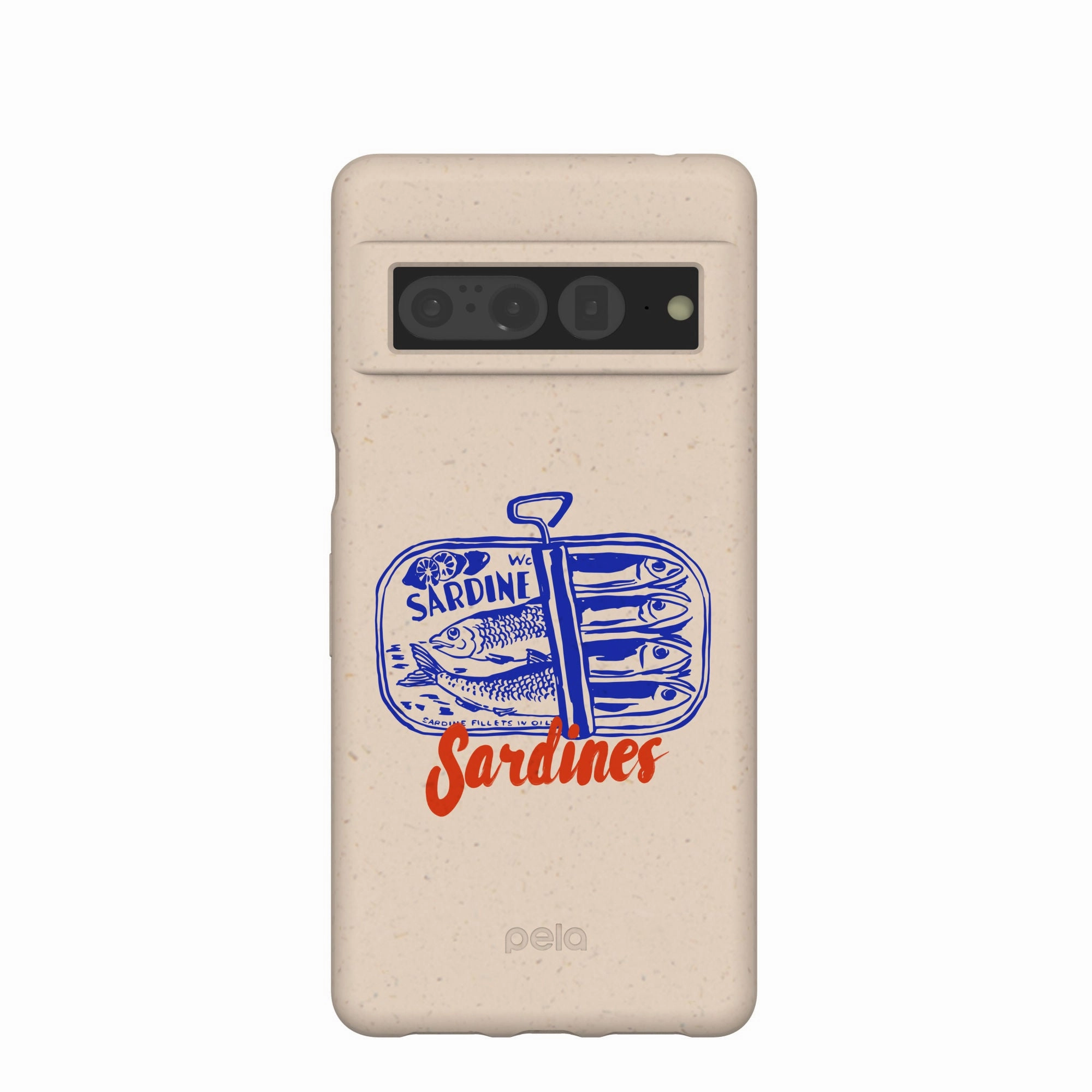 Impact Resistant Color Layer Seashell Sardines Google Pixel 7 Pro Case