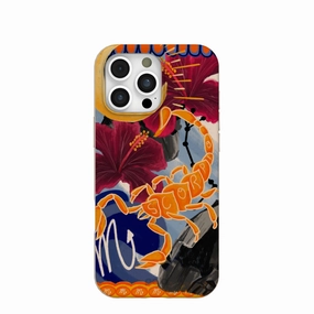 Protective Design Texture Seashell Scorpio Scorpion iPhone 16 Pro Max Case