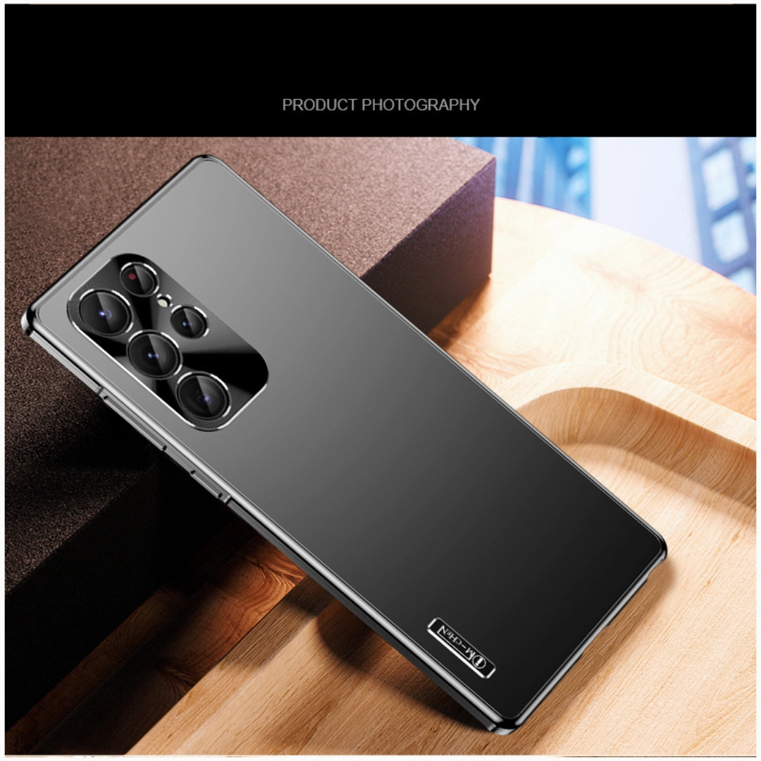 Luxury Magnetic Metal Frame Case - Samsung Polished Texture Protective Quality