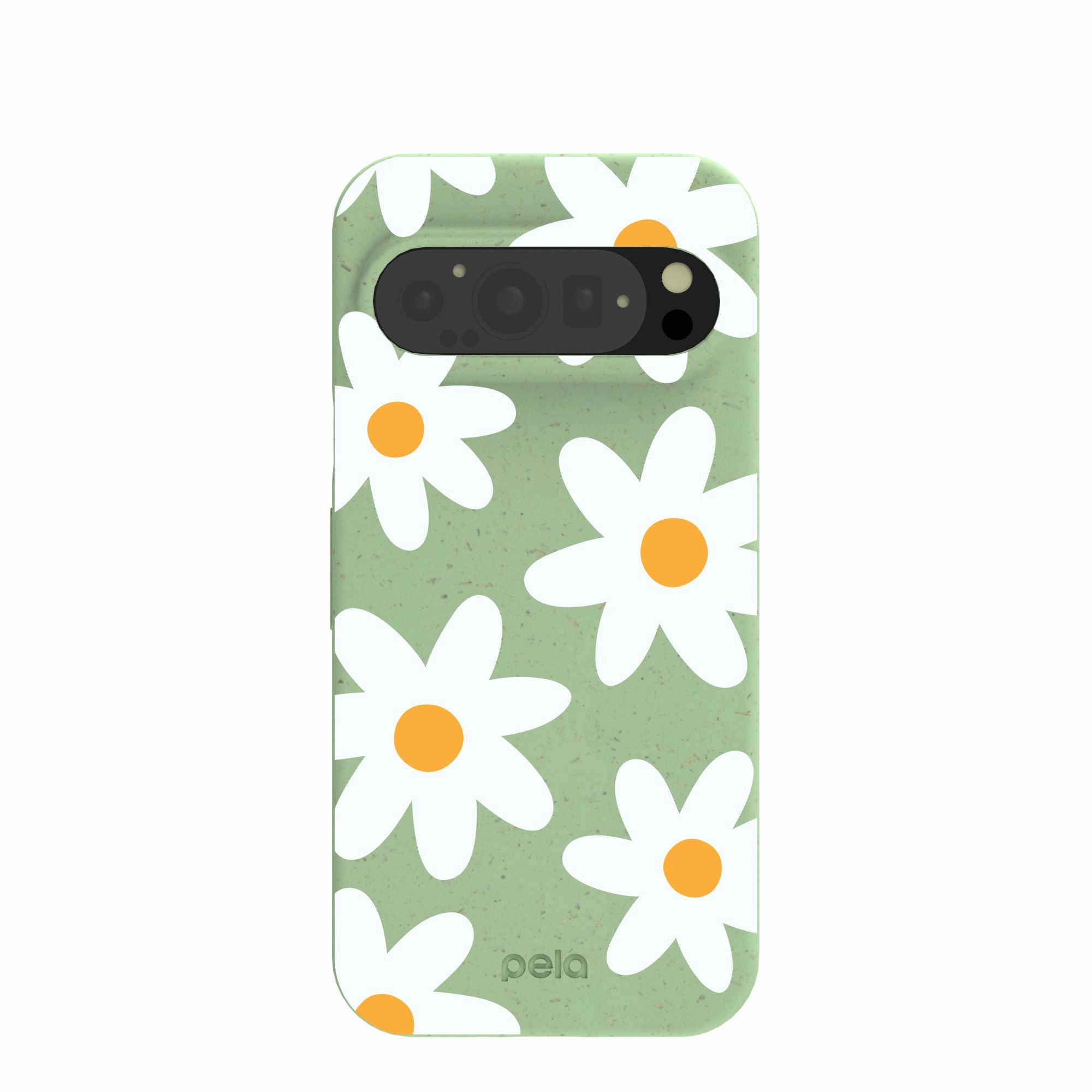 Minimal Edge Design Colorful Design Sage Green Daisy Google Pixel 9/9 Pro Case