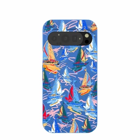 Stylish grip Elegant Accent Electric Blue Dockside Dreams Google Pixel 9/9 Pro Case