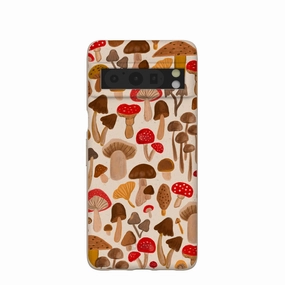 Durable Surface Design High gloss Seashell Shroomy Days Google Pixel 8 Pro Case