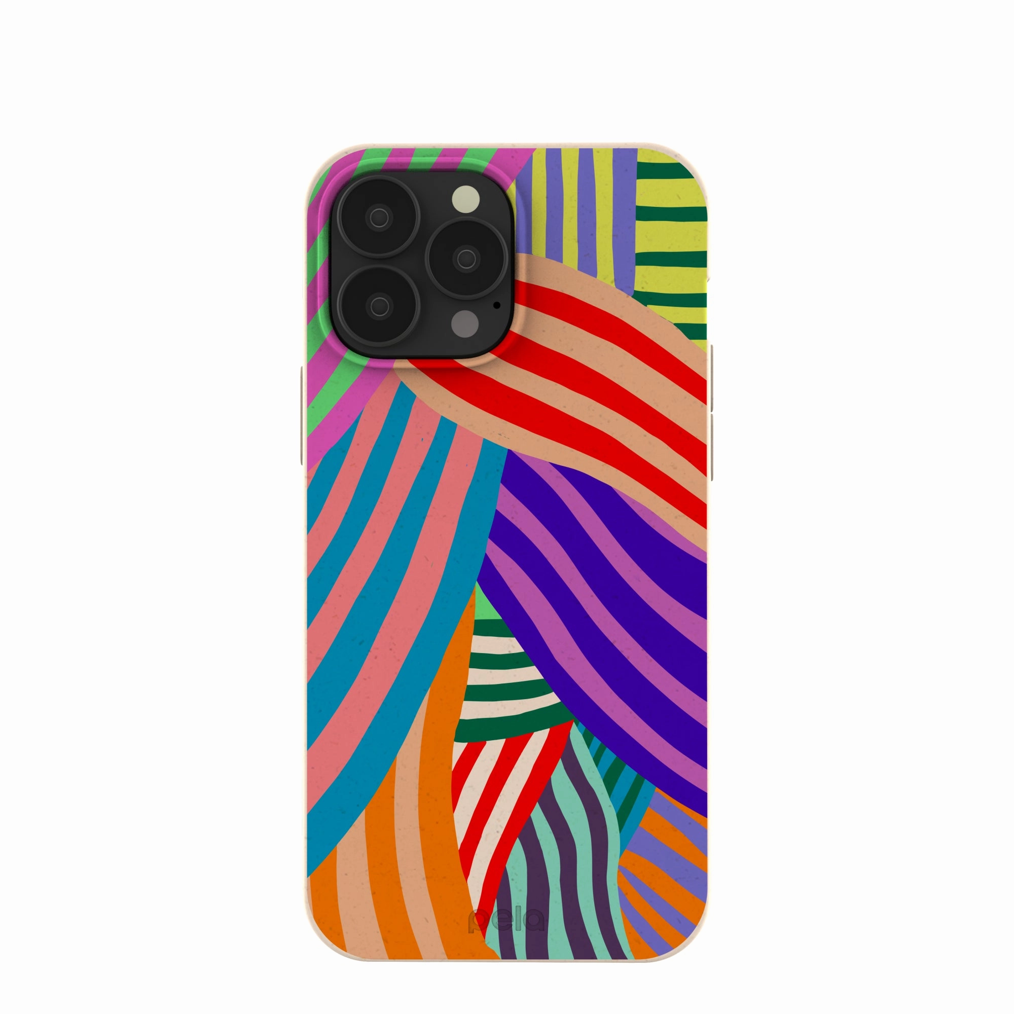 Soft Shield Seashell Clownish Stripes iPhone 13 Pro Max Case