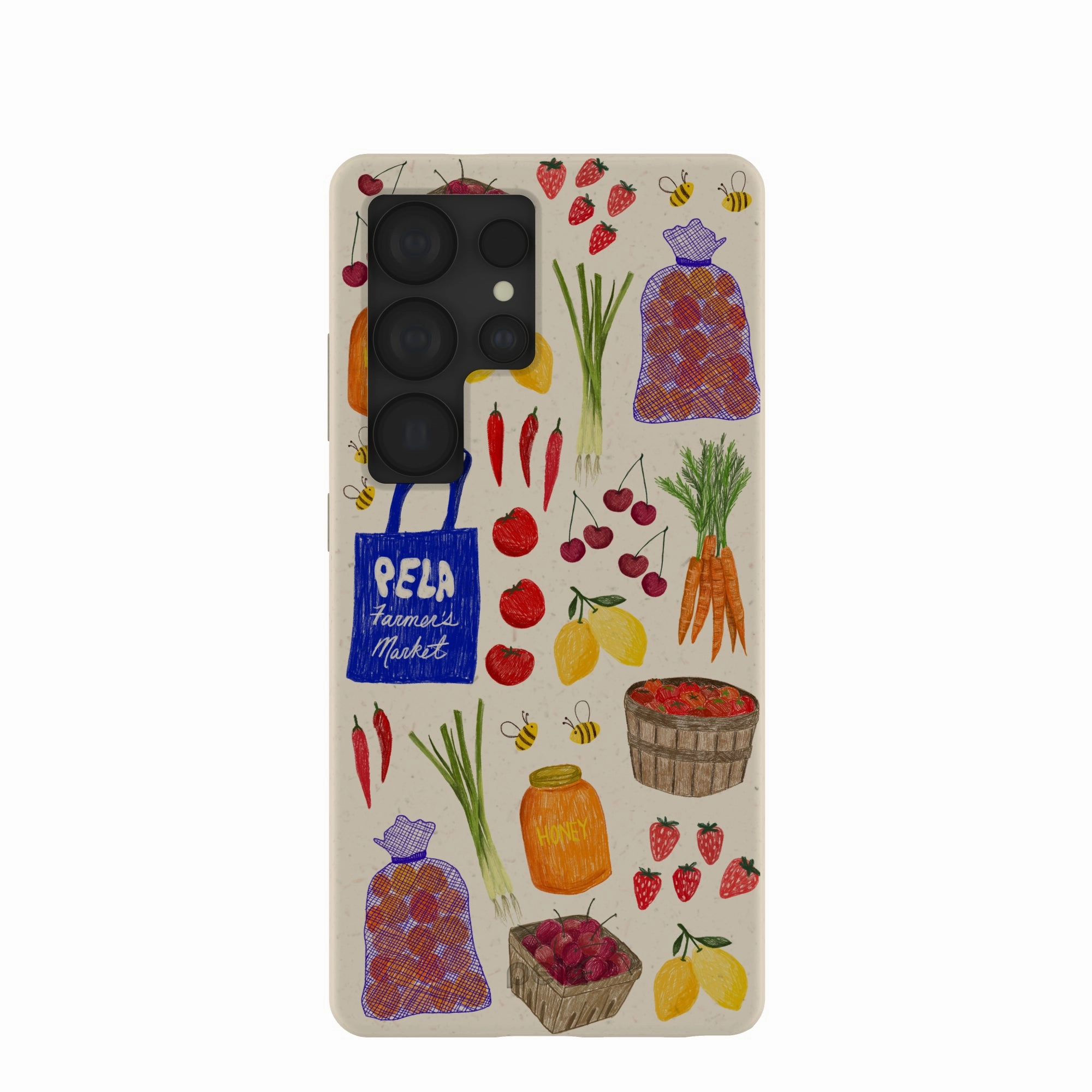 Hybrid Pattern Texture London Fog Market Finds Samsung Galaxy S25 Ultra Case