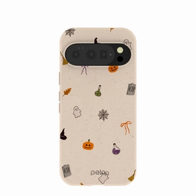 Seashell Mini Halloween Google Pixel 10/10 Pro Case Transparent Look Comfort Pattern Texture