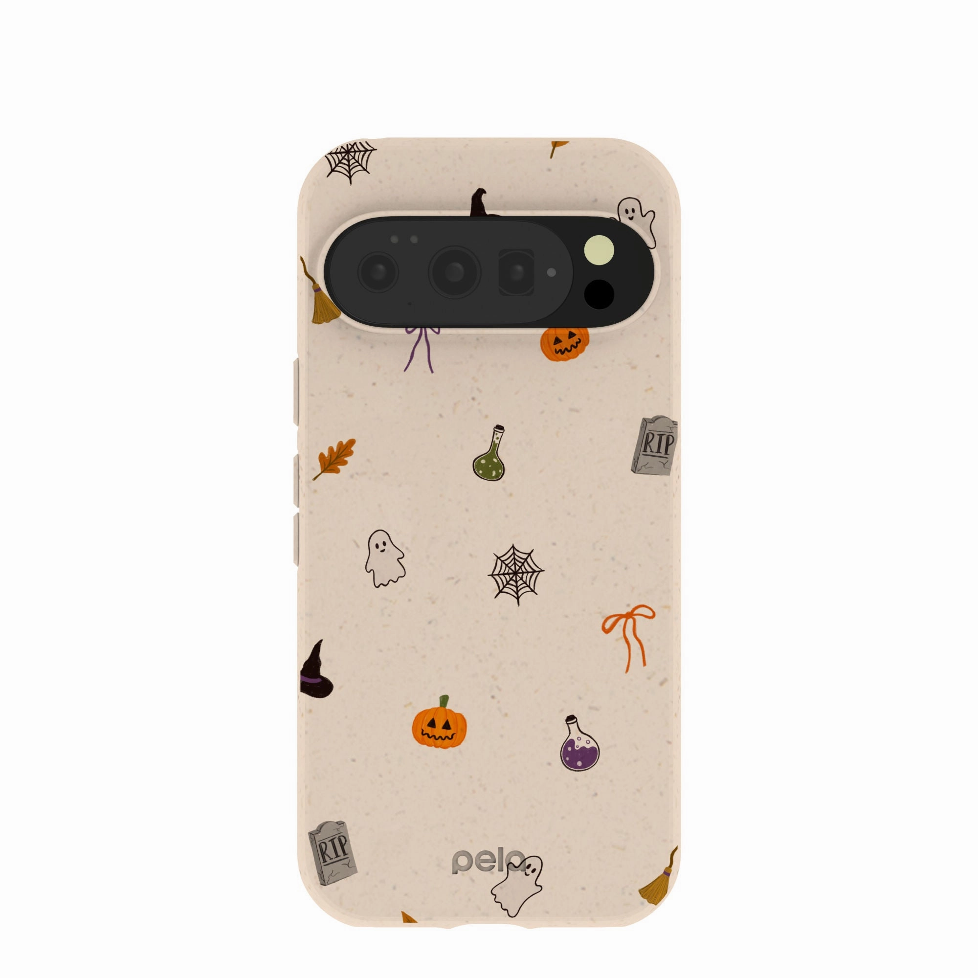 Seashell Mini Halloween Google Pixel 10/10 Pro Case Transparent Look Comfort Pattern Texture
