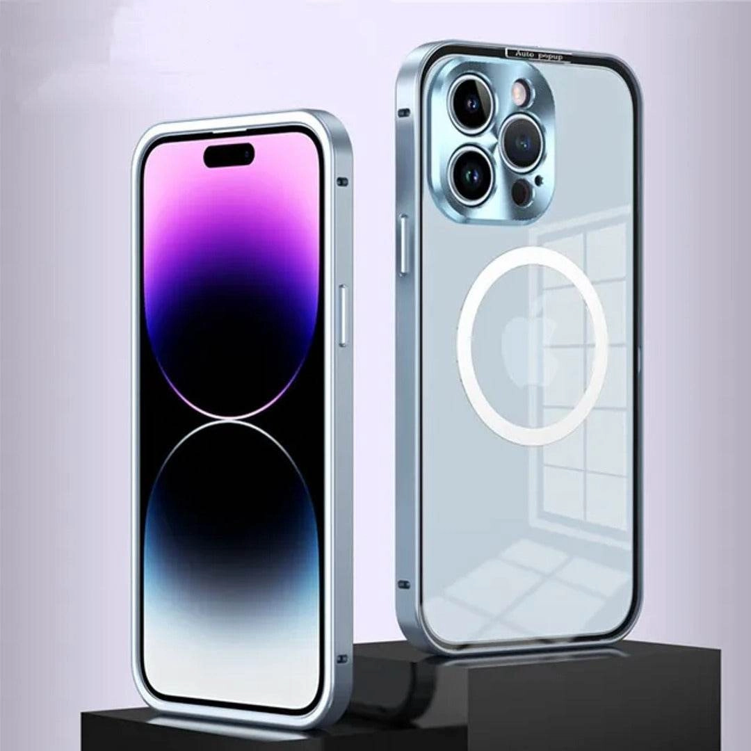 Recyclable Material Light Form Luxury Ultra-Thin Matte Metal Frame Case - iPhone