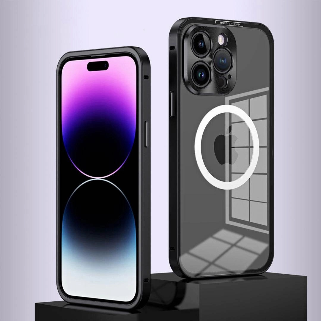 Luxury Ultra-Thin Matte Metal Frame Case - iPhone Shock Surface Layer Creative Pattern