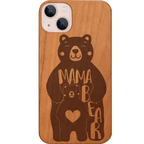 Mama Bear - Engraved Phone Case Reusable Material Rugged Pattern Design