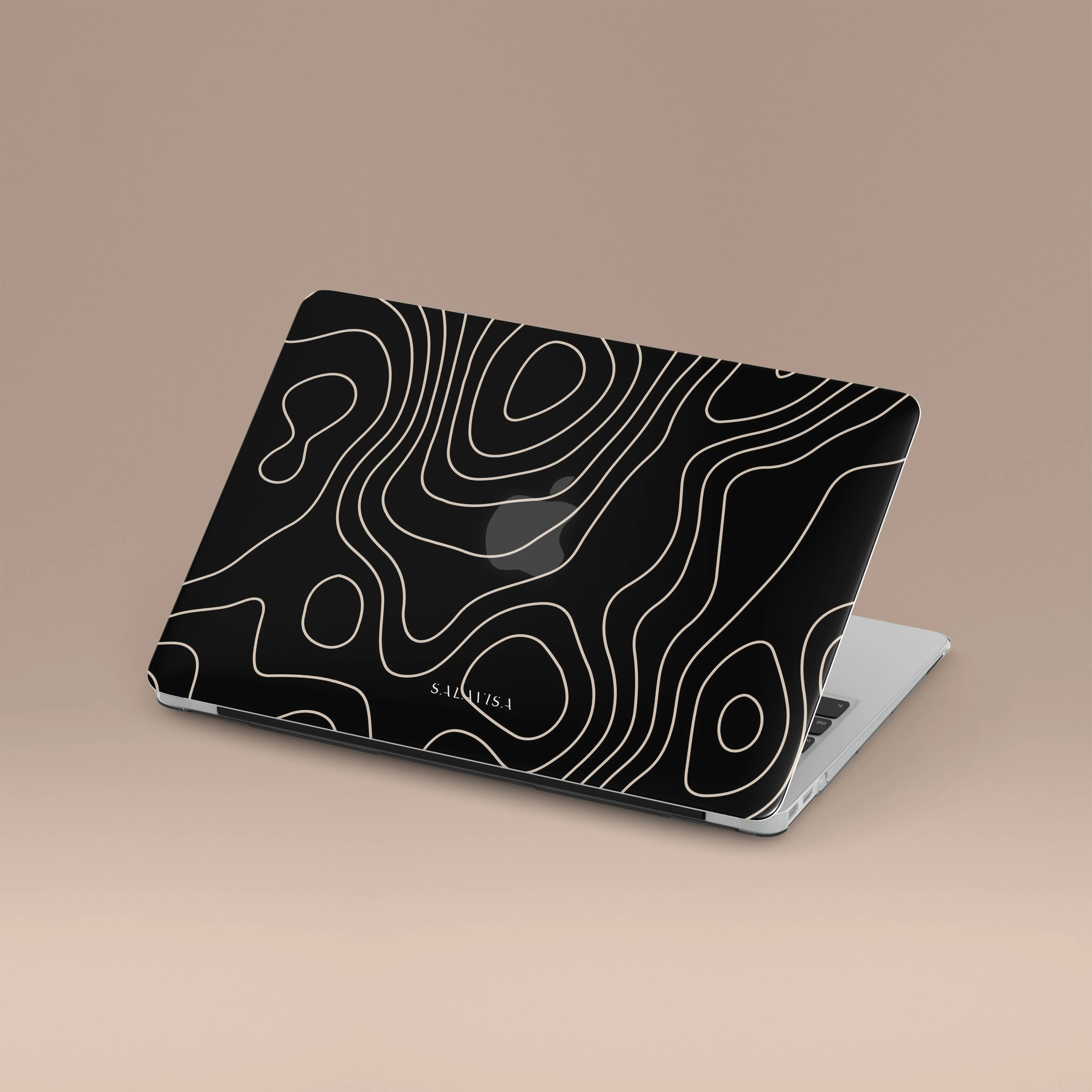 Printed Graphic Map MacBook Case