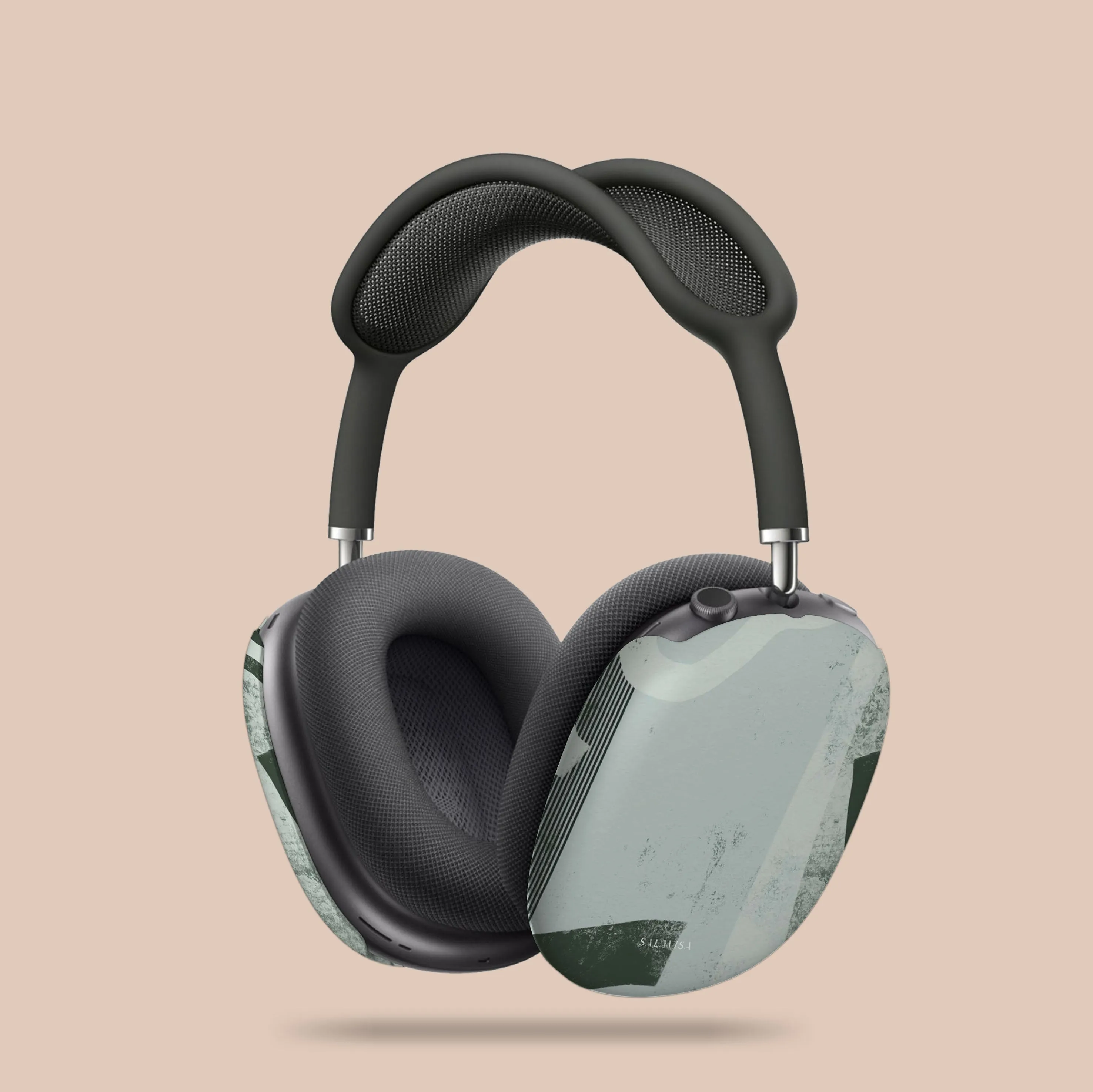 portable neon commuter leather airpods case airpods cover for athletes Marine Green Organic AirPods Max Case