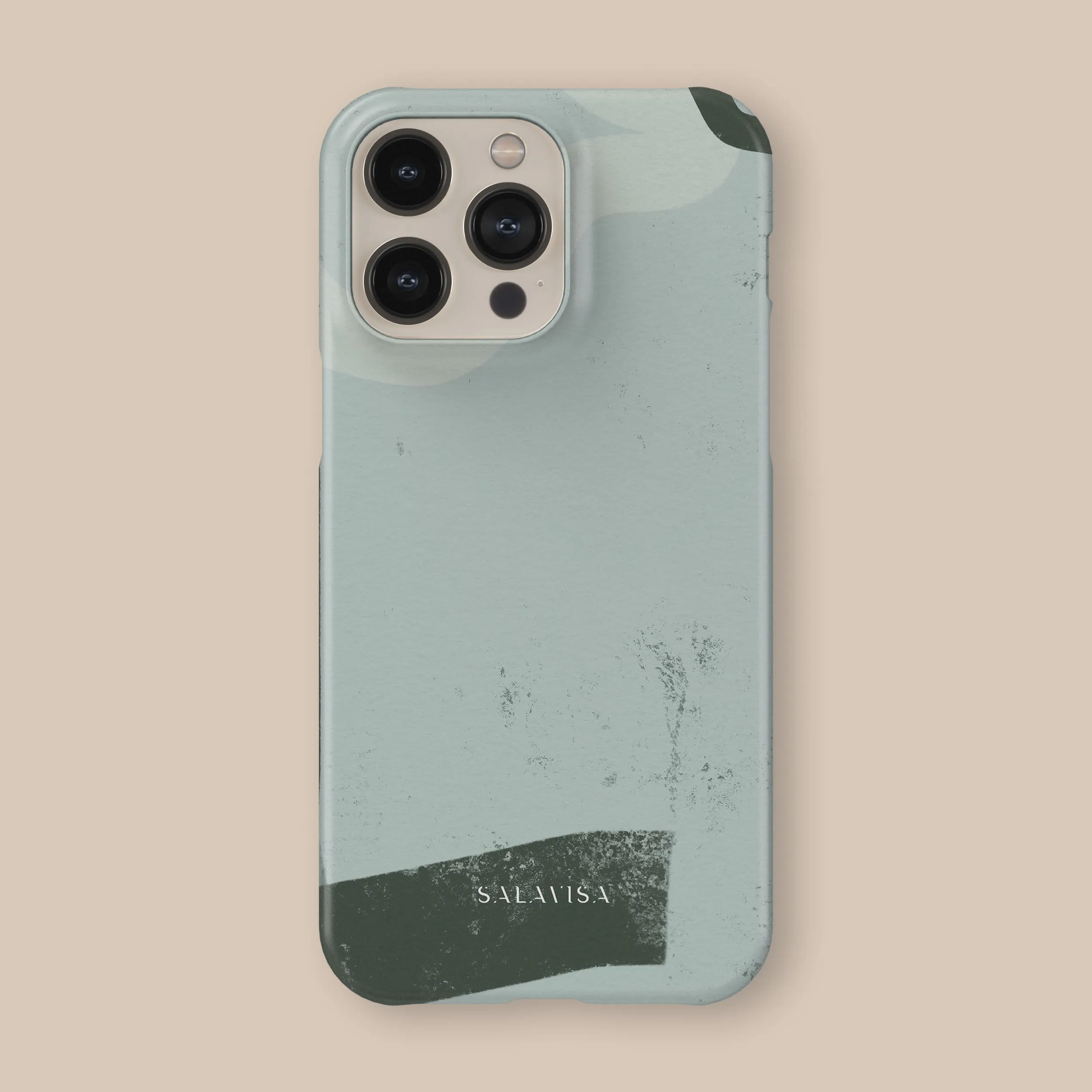 Marine Green Organic Phone Case Comfort touch Drop Shield