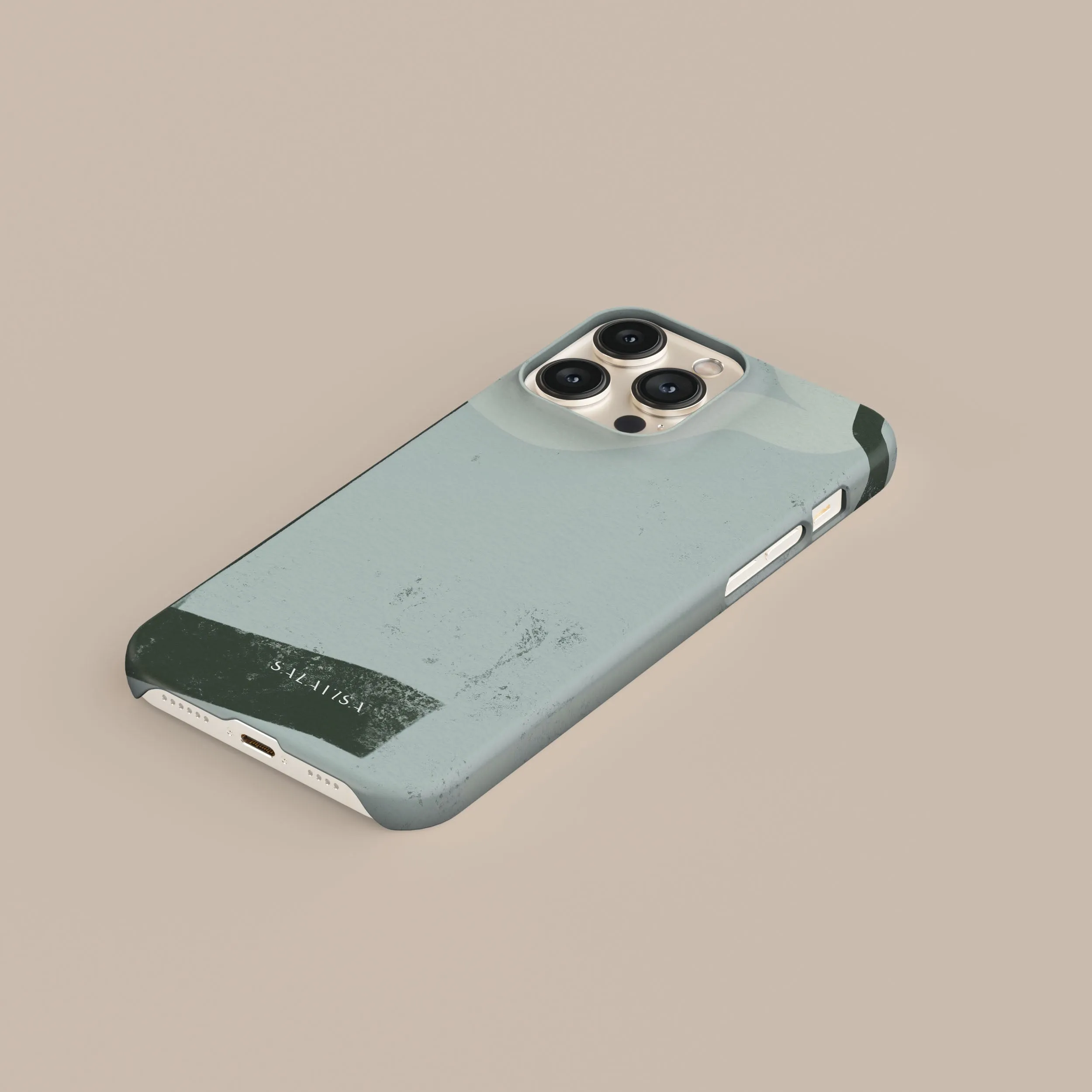 Classic Grip Marine Green Organic Phone Case