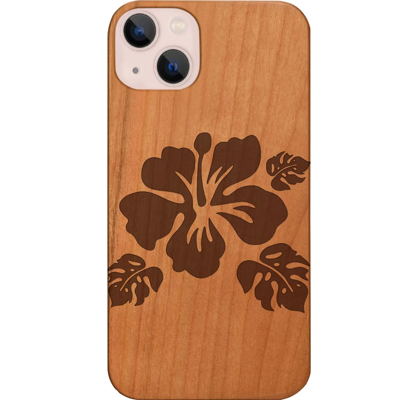 slim fit Matte Texture Design Flower Rose - Engraved Phone Case
