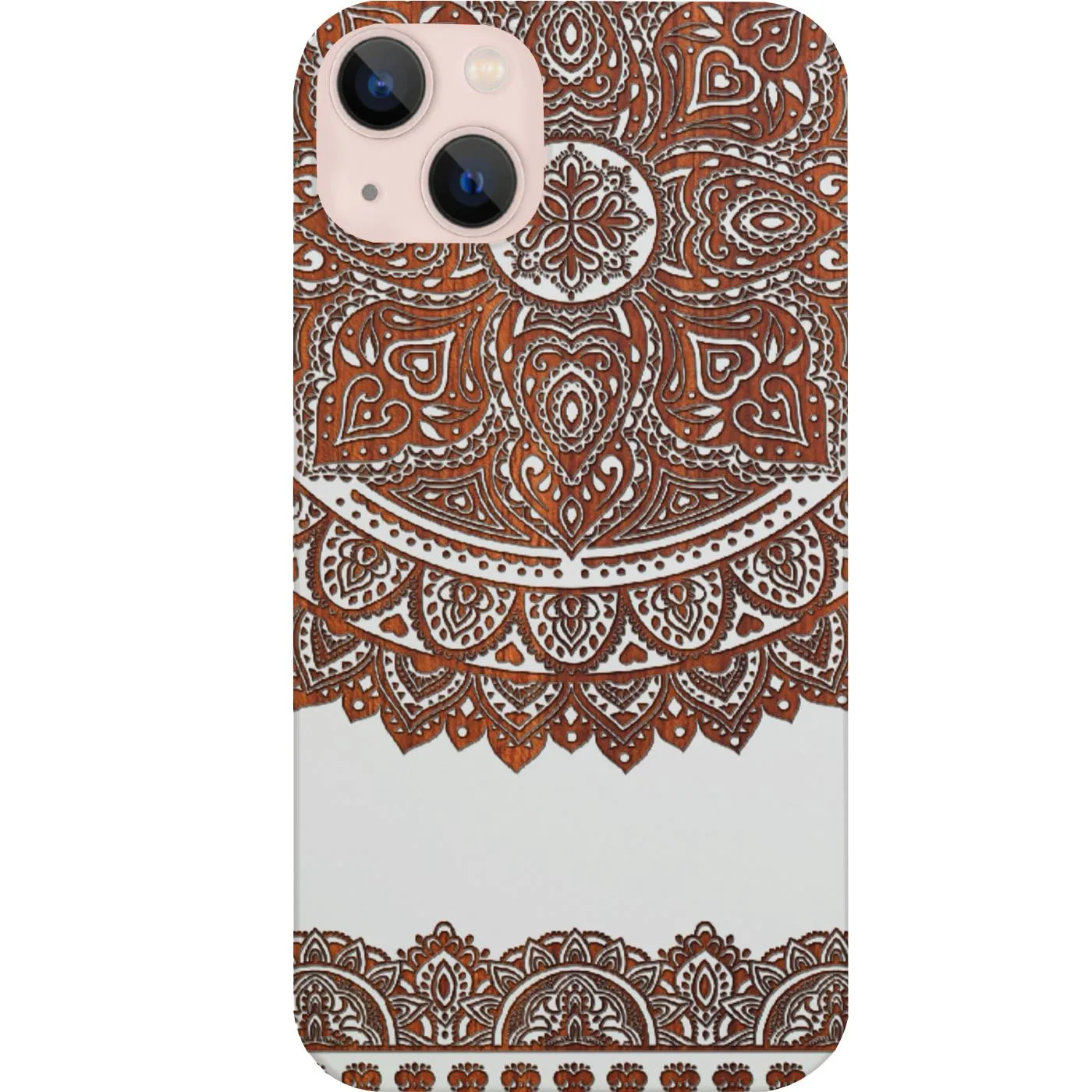 Heat dissipation Vivid Surface Mandala 3 - Engraved Phone Case