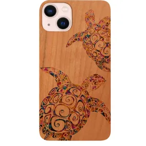 Colorful Turtle - UV Color Printed Phone Case Flexible Grip Form Urban Design