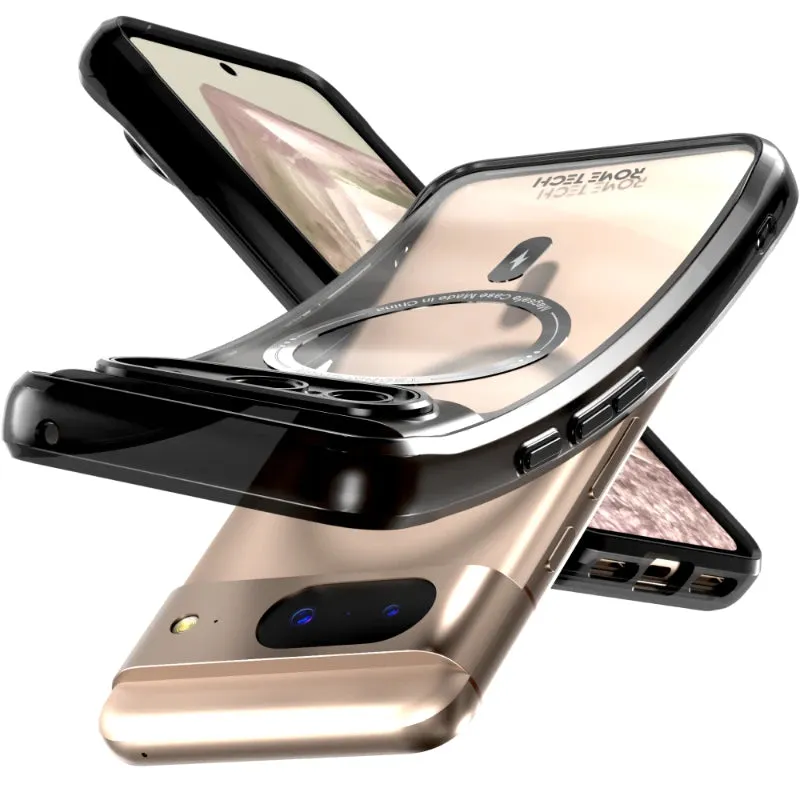 Google Pixel 8 Rome Tech Clarity Case with Magsafe Fashion Accessory Rugged Design Style