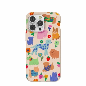 Seashell Pup Bloom iPhone 14 Pro Max Case Modern Accent Elegant Layer Texture