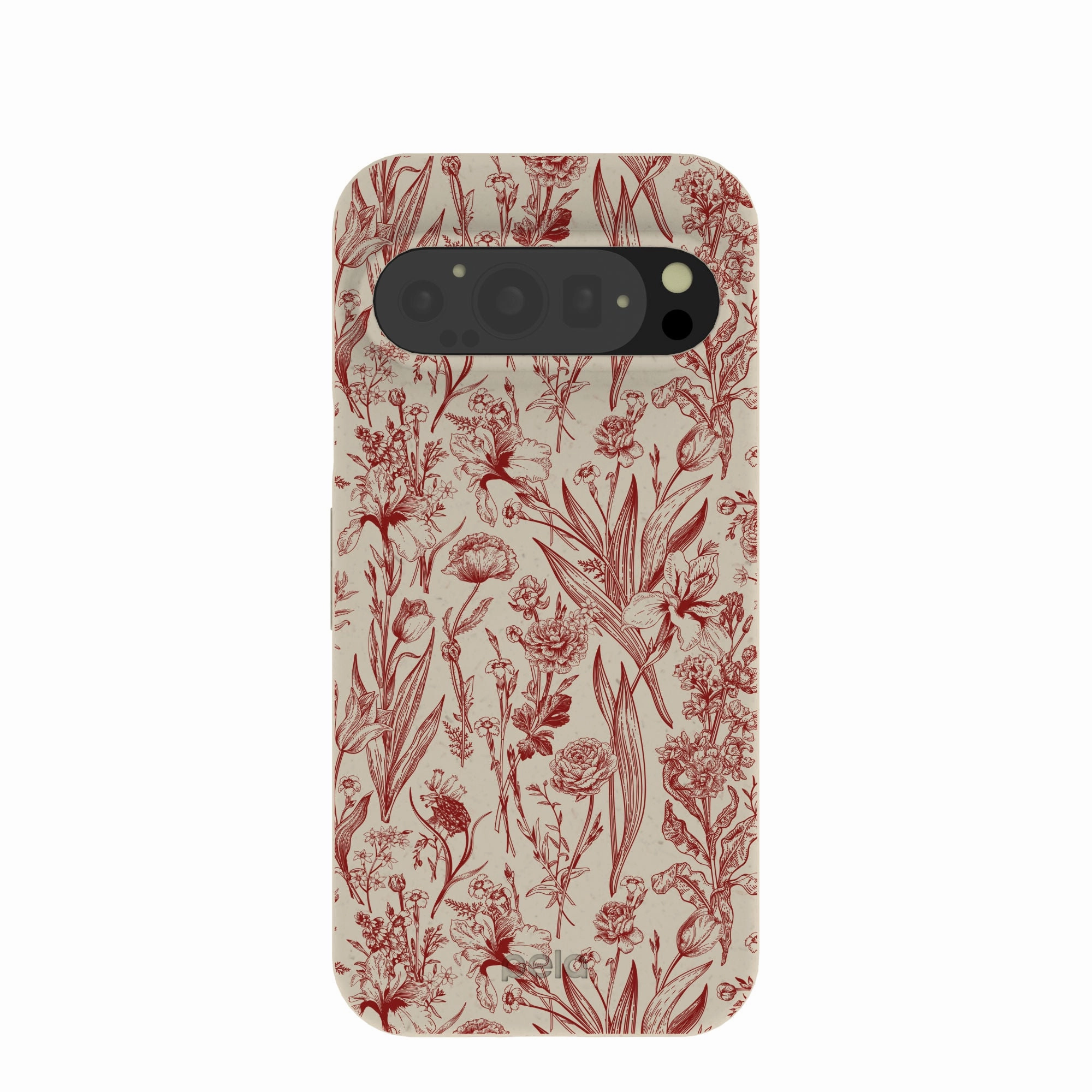 London Fog Crimson Bouquet Google Pixel 9/9 Pro Case Minimal Detail Lightweight Feel