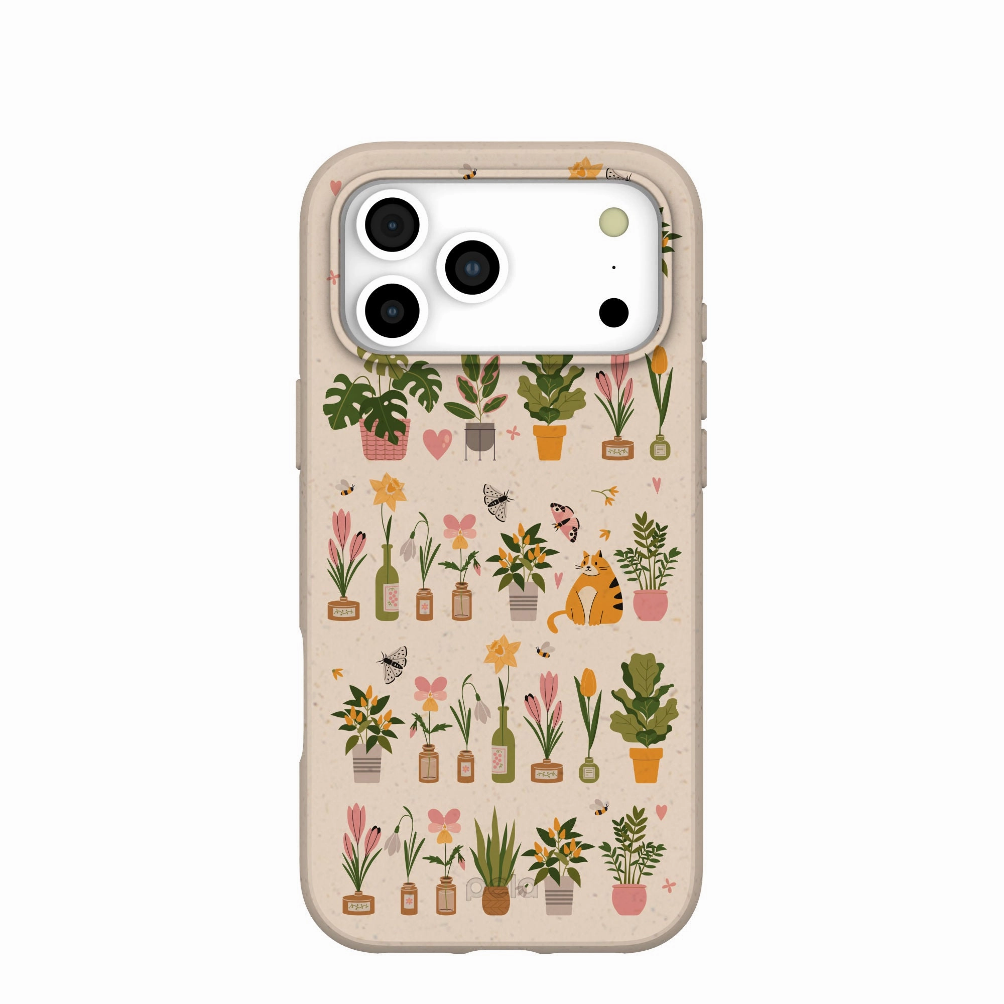 Seashell Plants and Blooms iPhone 17 Pro Max Case Matte Design Texture High End Look