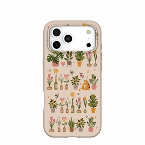 Seashell Plants and Blooms iPhone 17 Pro Max Case Matte Design Texture High End Look