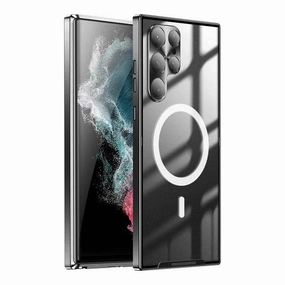 Matte Magsafe Case With Titanium Frame - Samsung Casual Wear Premium Feel