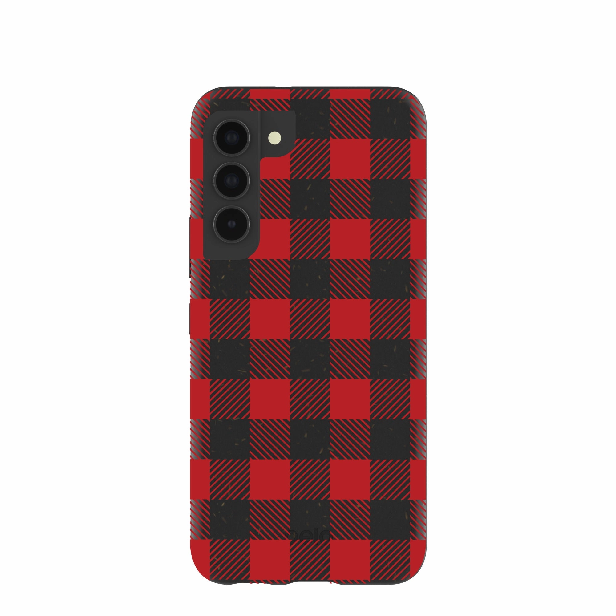 Black Flannel Samsung Galaxy S22 Case Luxury Feel Matte Pattern