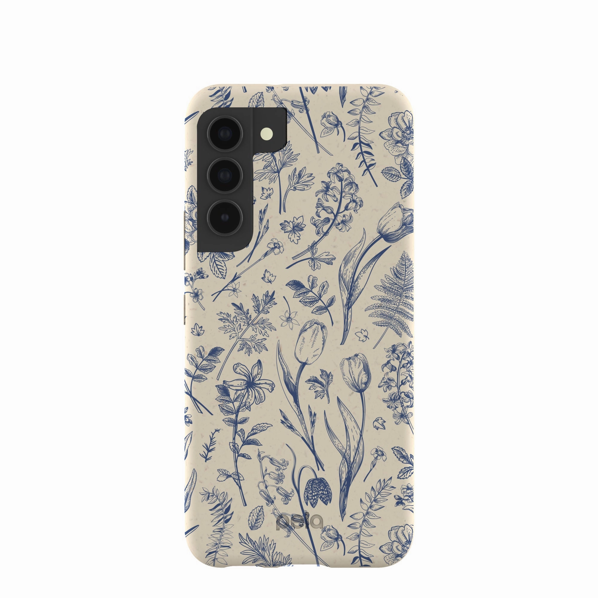 Luxury Build London Fog Indigo Bouquet Samsung Galaxy S22 Case