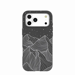 Light Edge Water Resistant Black Night Panorama iPhone 17 Pro Max Case