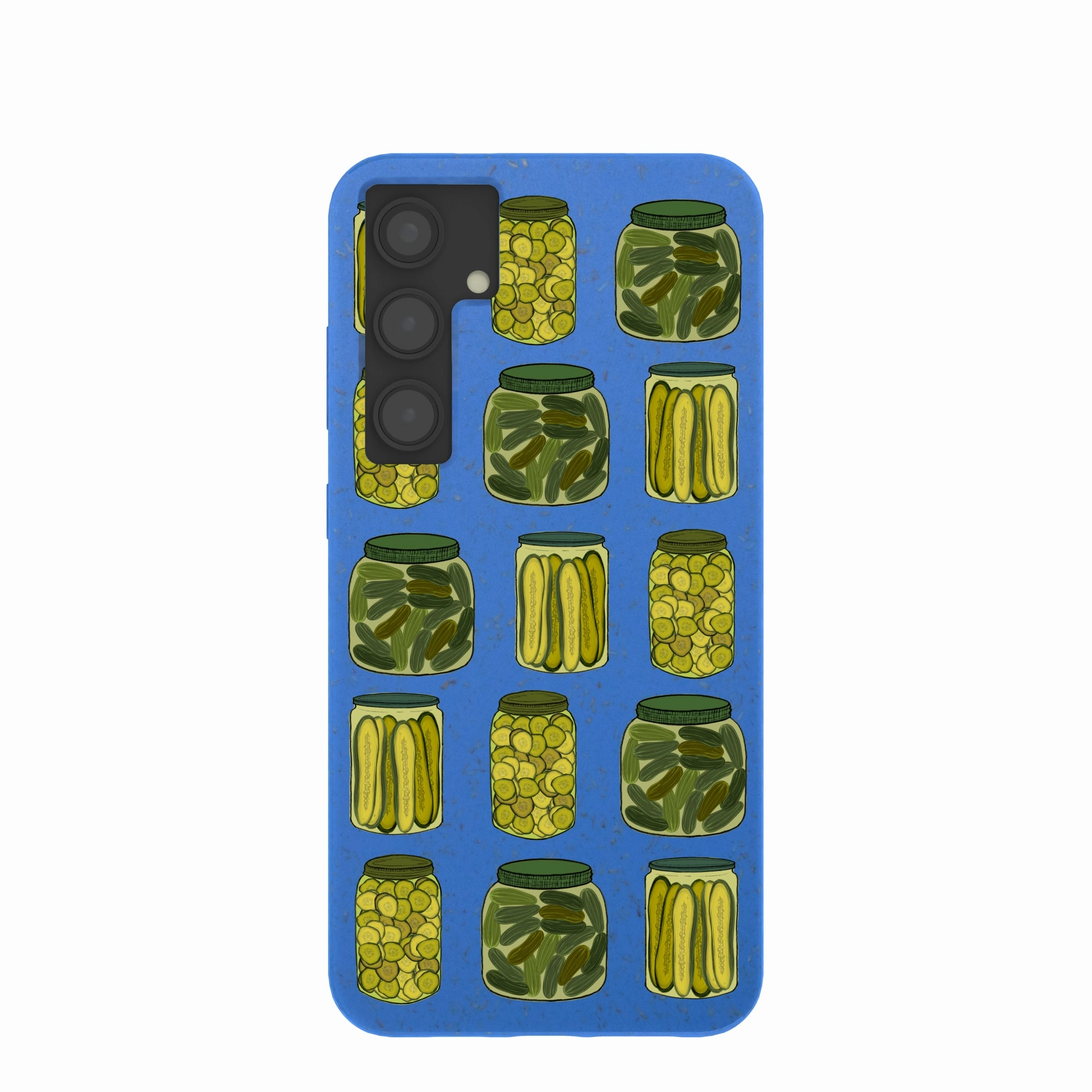 Electric Blue Pickling Pickles Samsung Galaxy S24 (Plus) Case Minimal Look