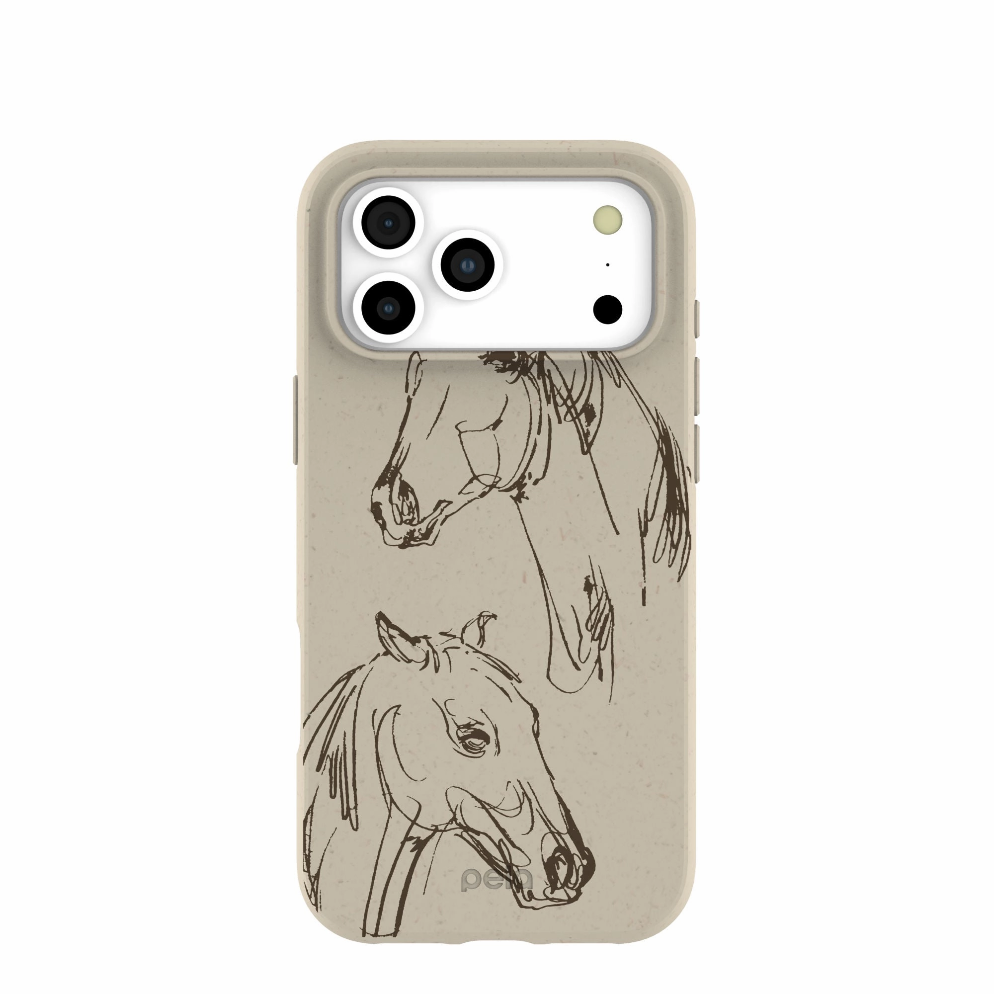 Matte Detail Protective Layer London Fog Equine iPhone 17 Pro Max Case