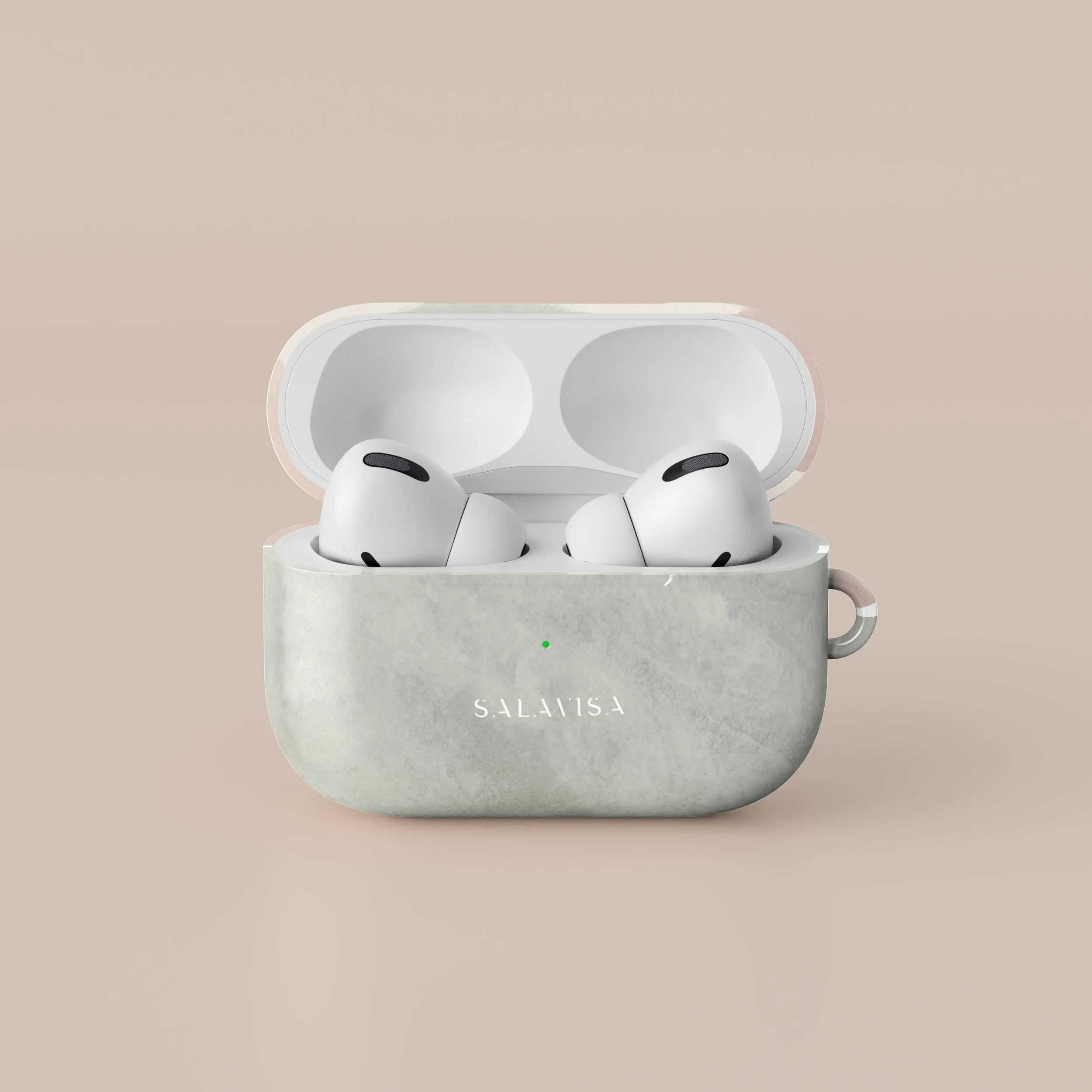 Durable Smooth Shell Durable Compact Texture Pale Colors Curves AirPods Case