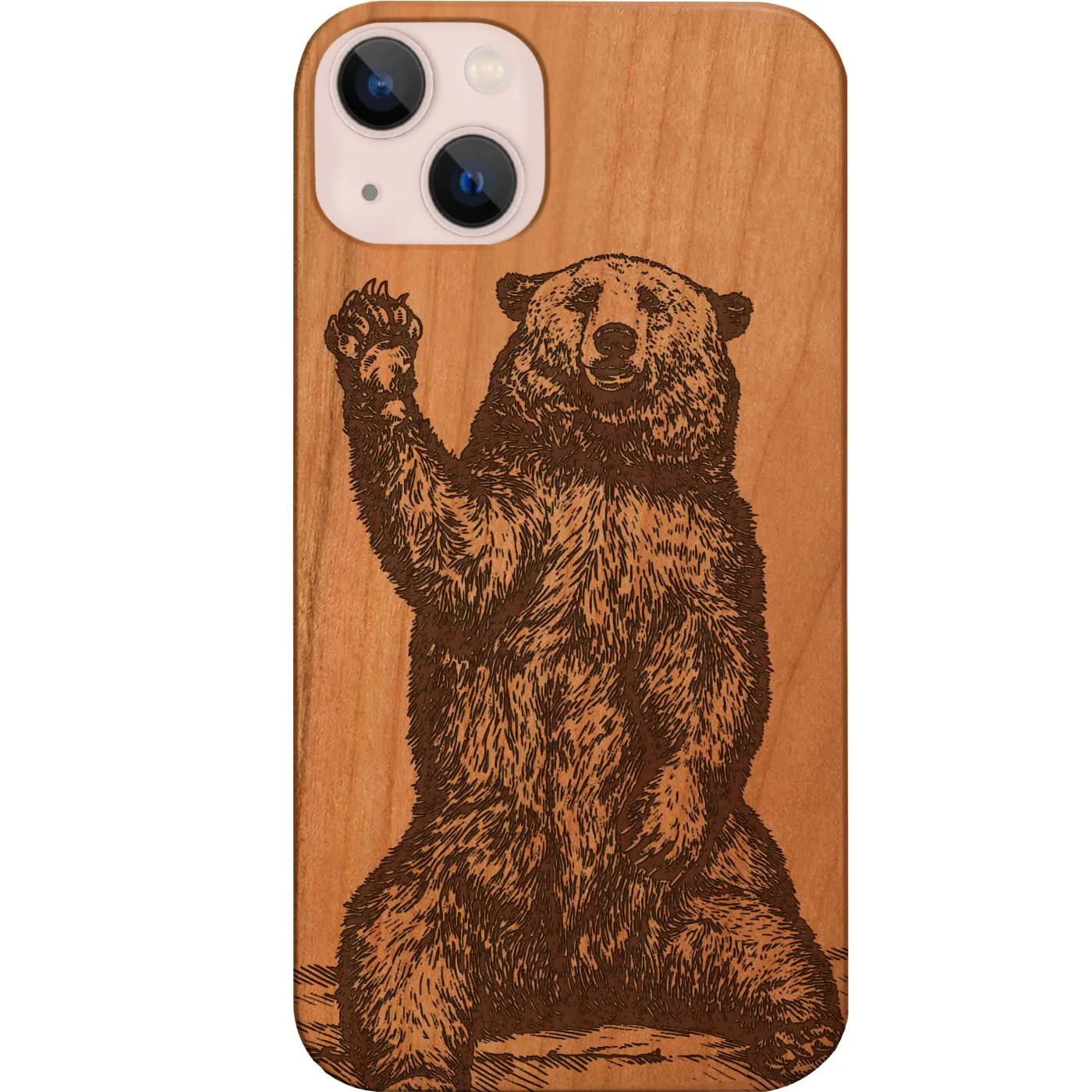 Grizzly Bear - Engraved Phone Case Comfort Feel