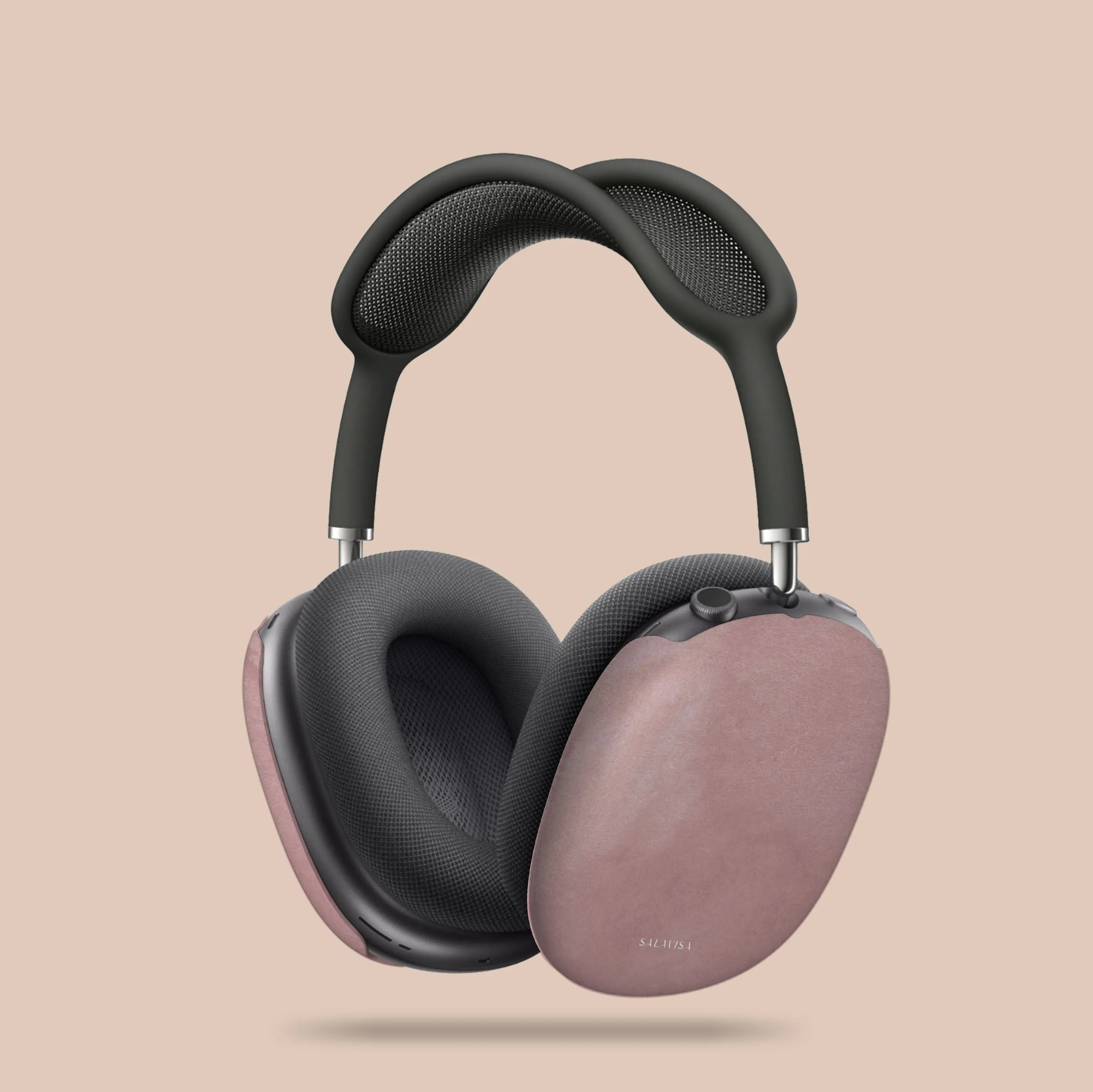 Trendy Handy Organizer shockproof charging shell Rose Pink Watercolor AirPods Max Case