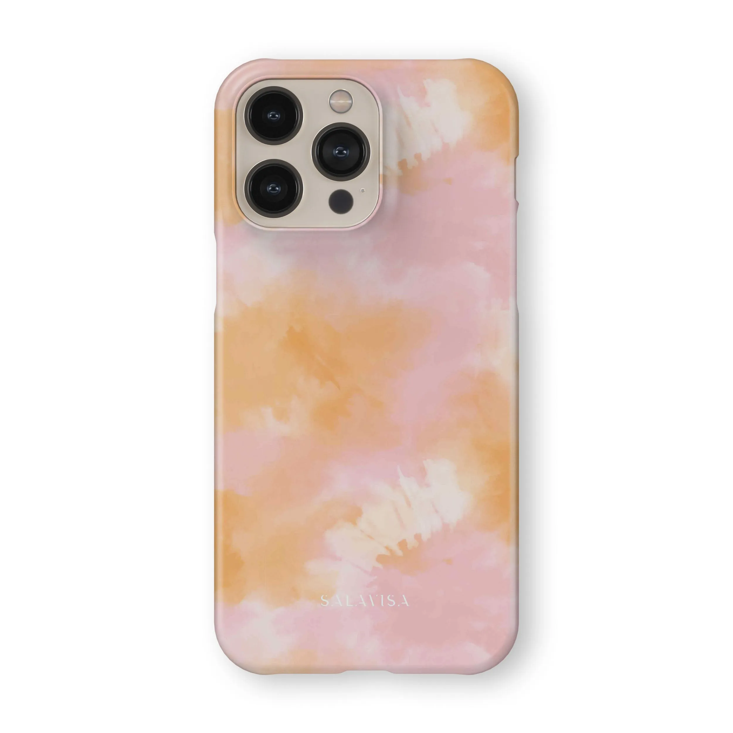 Pink Orange Tie Dye Phone Case Precision Cutouts