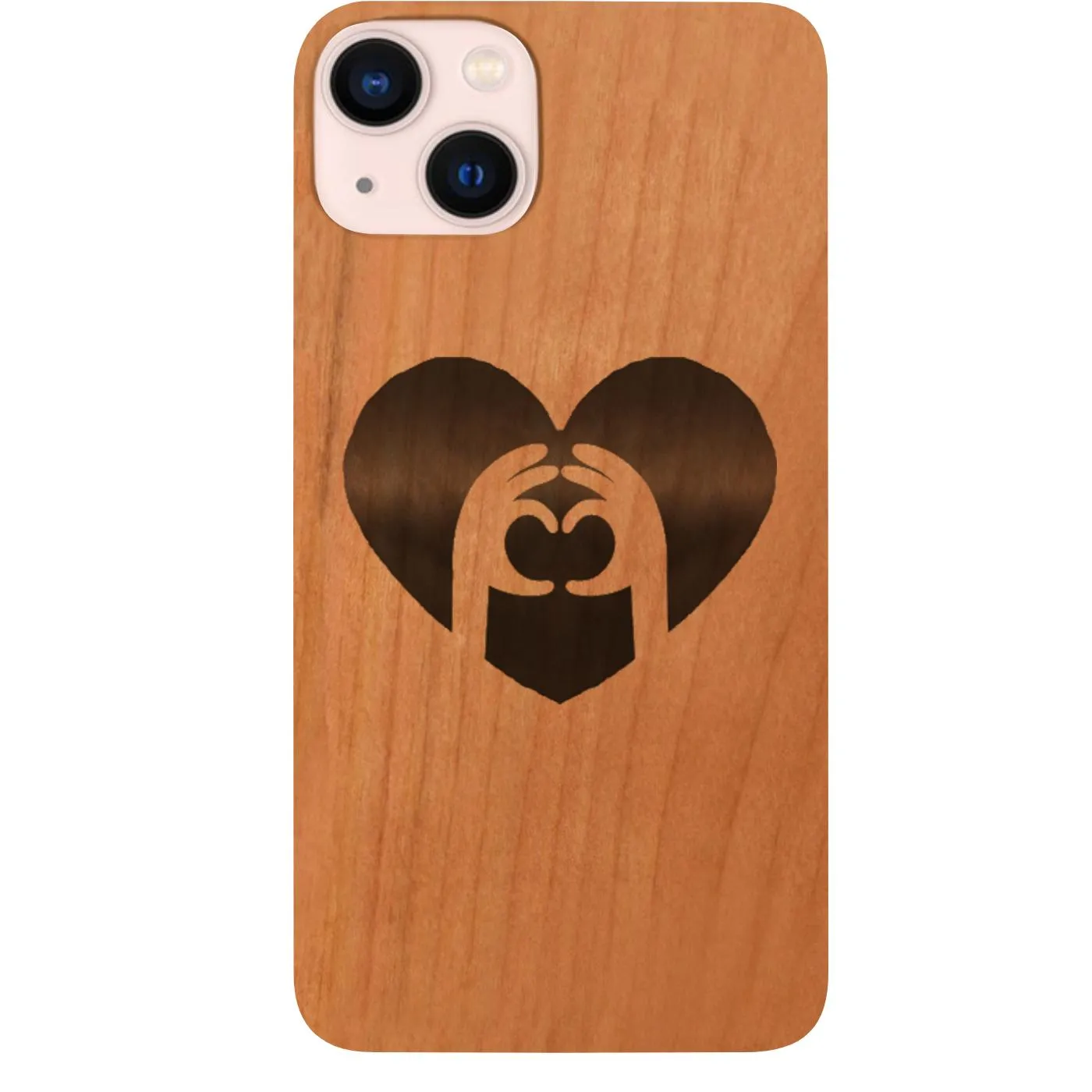 Vivid colors Heart Love Is Love - UV Color Printed Phone Case